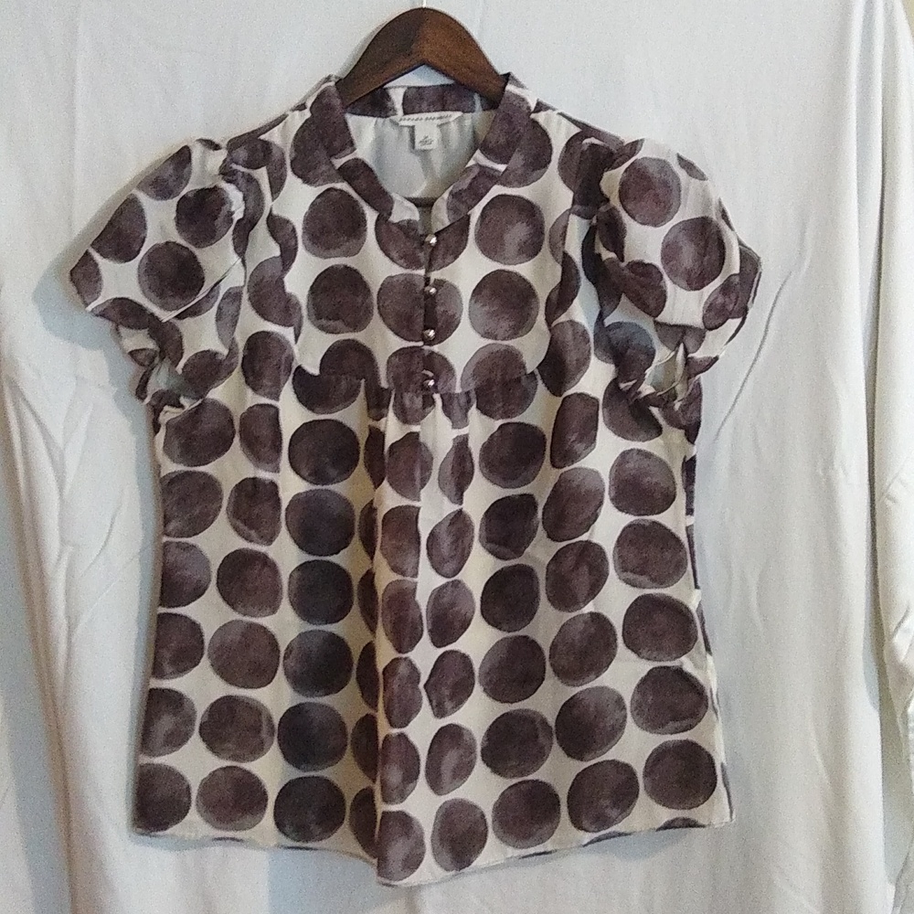 Brown top blouse